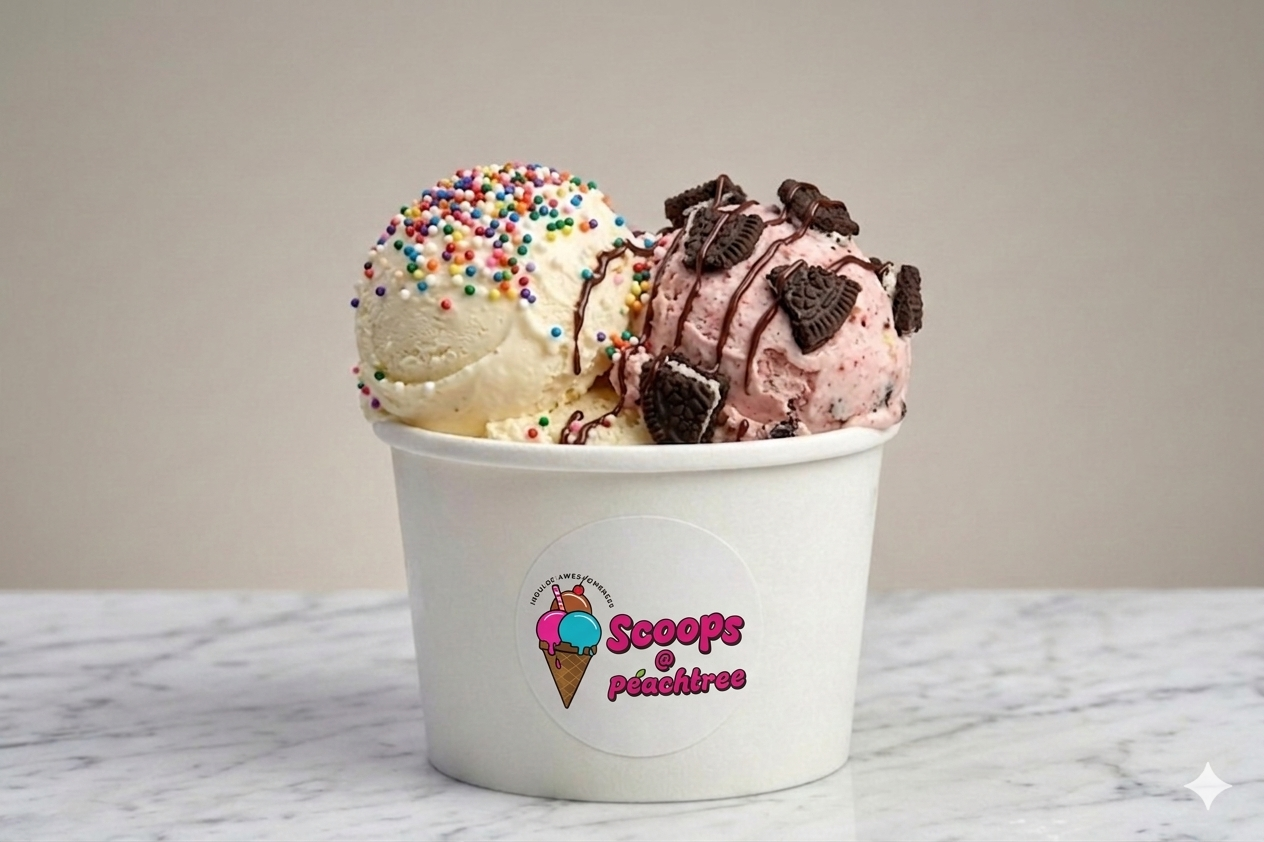 Ice cream treat presentation