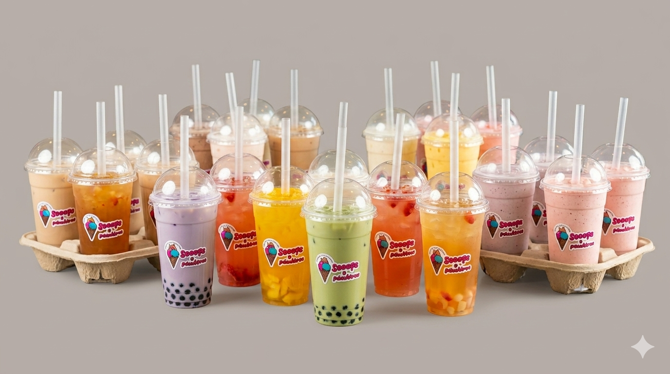 Dessert lineup for larger group orders