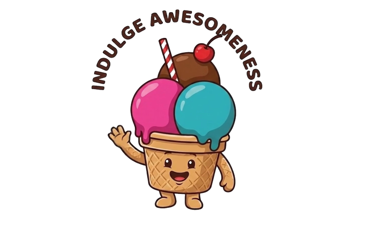 Scoops ice cream mascot animation